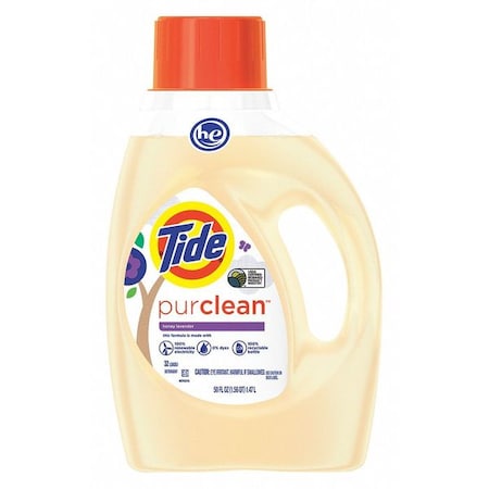 Tide Liquid Laundry Detergent, 50 oz. Jug, Liquid, Honey Lavender, Yellow, 6 PK 96810
