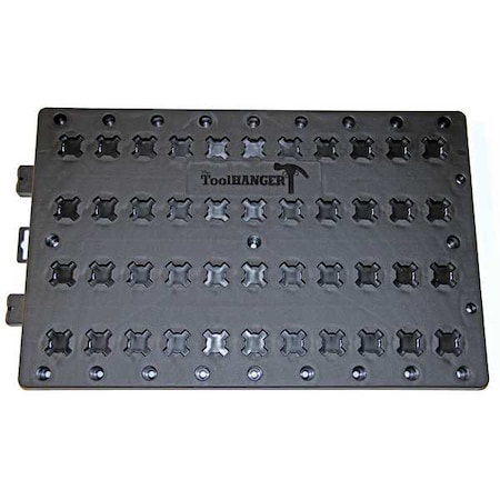 Toolhanger Tool Hanger Board, Black, 50 lb. Capacity 1001