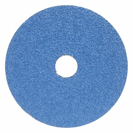 Zoro Select Fiber Disc, 5", 7/8" Hole Mount, Blue, PK25 78072775357