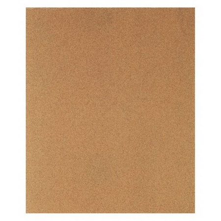 Zoro Select Sanding Sheet, 11" L, 9" W, Medium, 80 Grit, PK50 78072775478