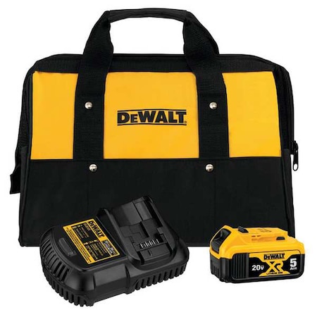 Dewalt Battery and Charger Kit for Li-Ion 20V DCB205CK