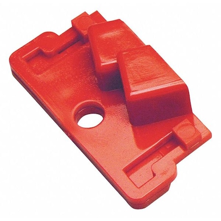 Condor Circuit Breaker Lockout, Red, 4-1/2" H 437R26