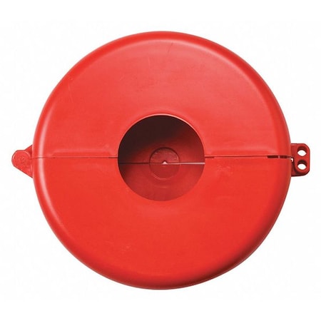 Condor Gate Valve Lockout, Red, Polypropylene 437R42 | Zoro
