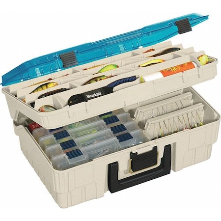 Plano Compartment Box with Adjustable compartments, Plastic, 7.33" H x 12-1/4 in W 135010