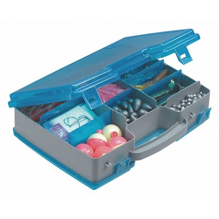 Plano Storage Box with 16 to 26 compartments, Plastic, 3" H x 8.38 in W 171502