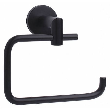 Taymor Toilet Paper Holder, Black, 6-3/4"W, 1 Roll 04-2838BLK