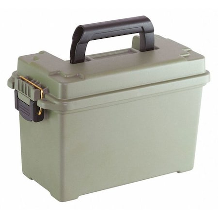 Plano Tool Box, Plastic, Green, 13-3/4 in W x 7 in D x 8-3/4 in H 171200