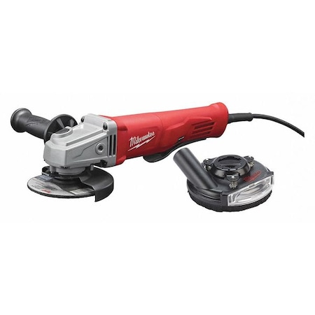 Milwaukee Tool 4-1/2" Small Angle Grinder w/Shroud Paddle w/Lock-On 6142-31S