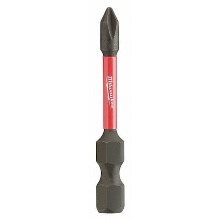 Milwaukee Tool SHOCKWAVE 2" Impact Phillips No. 1 Power Bit, PK25 48-32-4160