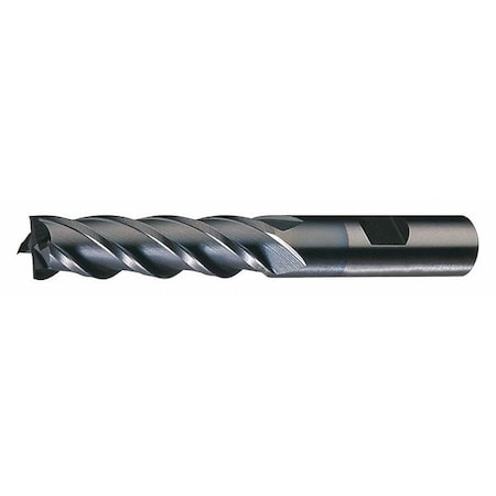 Cleveland 6-Flute PM+ HSS-E Square CC Single Finishing End Mill Cleveland PM-4-TC TiCN 3/4x3/4x3/4x3 C31949