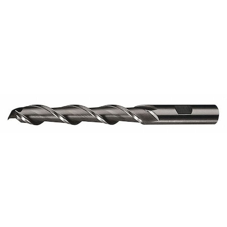 CLEVELAND 2-Flute HSS High Helix Sqaure Single End MIll Cleveland HGA-2 Bright 7/16x1/2x1-3/4x3-3/4 C41896