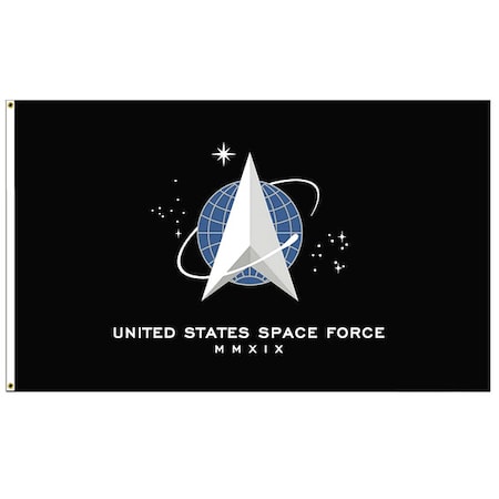 Annin Flagmakers US Space Force Flag, 3 ft. H, 5 ft. W 4373