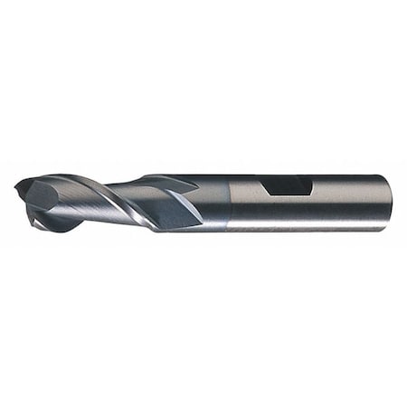 Cleveland 2-Flute HSS High Helix Sqaure Single End MIll Cleveland HGA-2-TC TiCN 7/8x7/8x1-7/8x4-1/8 C33495
