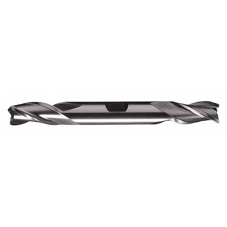 Cleveland 3-Flute HSS Center Cutting Square Double End Mill Cleveland HD-3 Bright 7/8x7/8x1-7/8x6-1/8 C39593