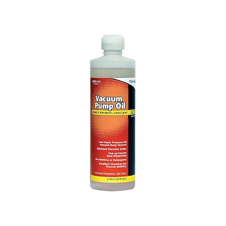 Nu-Calgon Refrigerant Evac Pump Oil, 1 pt, Bottle 4383-34