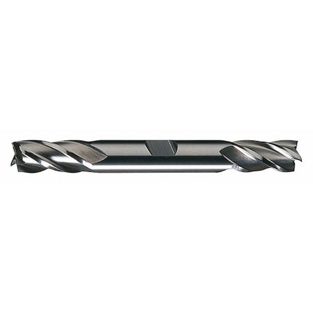 Cleveland 4-Flute HSS Center Cutting Square Double End Mill Cleveland HD-4C Bright 15/32x1/2x1x4-1/8 C33045