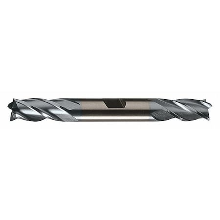 Cleveland 4-Flute HSS Center Cutting Square Double End Mill Cleveland HD-4C-TC TiCN 1x1x1-7/8x6-3/8 C33140