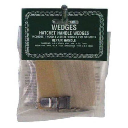Link Handles Wedges Wood/Steel, 4 Sizes, 6 Each, PK24 64139