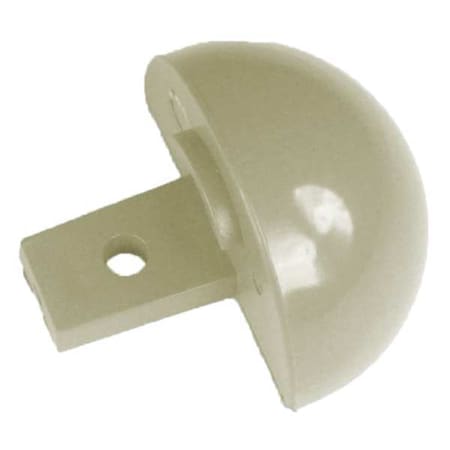 Pawling End Cap, PVC, Champagne, 1 1/16 in L EBR-31-0-313