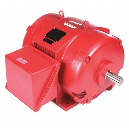 Marathon Fire Pump Motor, 125 HP, 1778 RPM, 60/50 Hz 405TSTDS4332