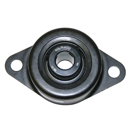 SEALMASTER Flange Bearing, 2-Bolt, Ball, 3/4" Bore SRF-12