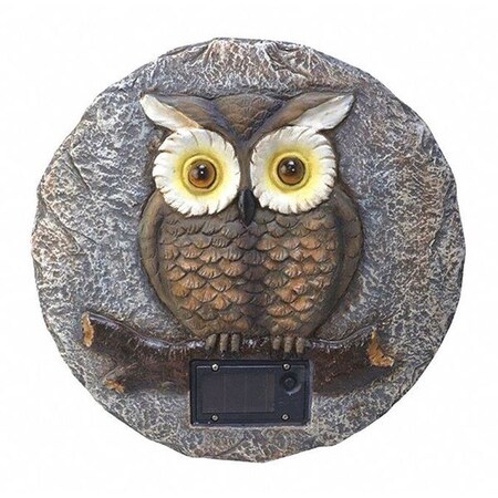 Moonrays Solar Powered Owl Garden Stone