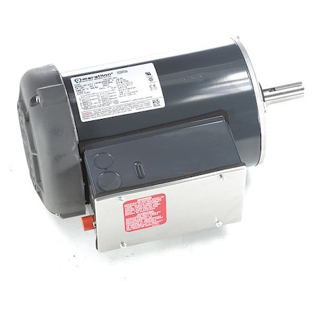Leeson Capacitor-Start/Run General Purpose Motor, 1 1/2 hp HP, 115/208-230V AC Voltage, 145T Frame 145TBFR5327