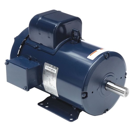 Marathon Capacitor-Start/Run General Purpose Motor, 5 hp HP, 208-230V AC Voltage, 184T Frame 184TBFW7701