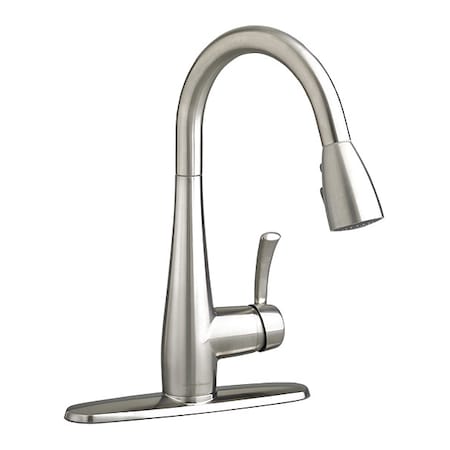 American Standard Quince High Arc Kitchen Faucet, Manual, Single Hole Only Mount, 1 Hole 4433300.075