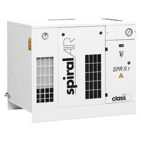 Chicago Pneumatic Oil-Free Scroll, 8 HP, 113 psi, Dryer SPR8 T 113PSI