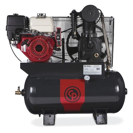 Chicago Pneumatic Piston Compressor, 11 HP, Honda, Gas, Horiz RCP-C1130G