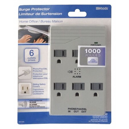 Southwire Surge Protector 6 Outlet 0411538821