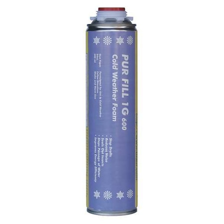 Todol Spray Foam Sealant, Gun Application Method 24 oz, Aerosol Can, Yellow, 7 percent Expansion Ratio CW01