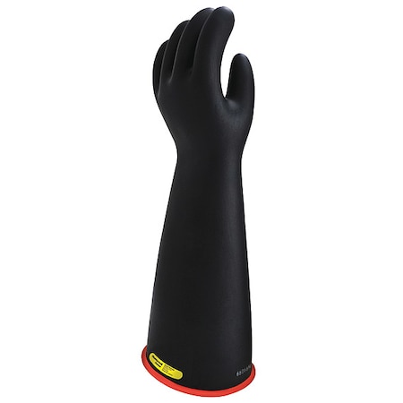 Salisbury Electrical-Insulating Glove Kit, 17,000V AC, 25,500V DC, Rubber, 16 in Length, Red/Black, Size 9 GK216RB/9