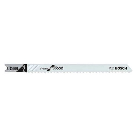Bosch 3-1/8In 14TPI HCSShankJigsawBlade, PK5 U101BR