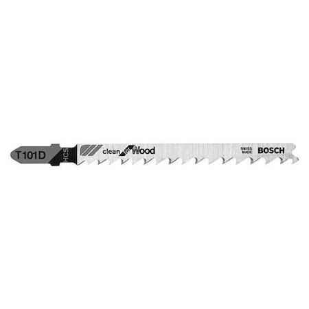 Bosch 4In 6TPI HCS Shank Jigsaw Blade, PK100 T101D100