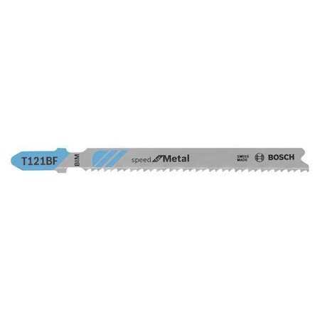 Bosch 12TPI BIM TShank Jigsaw Blade, PK3 T121BF3