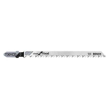 Bosch 4-5/8In 8TPI HCS Shank Jigsaw Blade, PK5 T301CD
