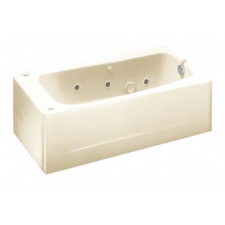 American Standard Cambridge Whirlpool Tub, Rh, Linen 2461028WC.222