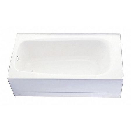 American Standard Cambridge Bathtub, W/Apron, Lh, Arctic 2460002.011