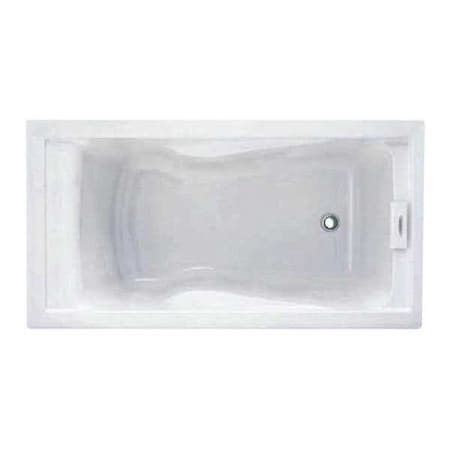 American Standard Deep Soak Bathtub, 60 x 32", Arctic, 60" L, 32" W 2422V002.011