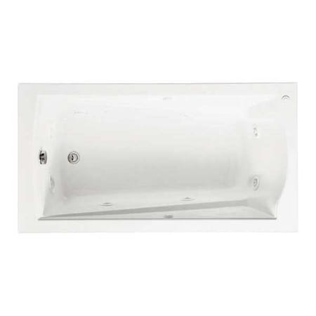 American Standard Deep Soak Whirlpool Bathtub, Lh, White 2425VC-LHO.020