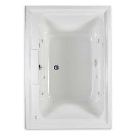 American Standard Ecosilent Whirlpool Tub, 60x42", White 2748048WC.020