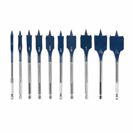 Bosch DareDevil 10 Pc Spade Set w/Ext DSB5010