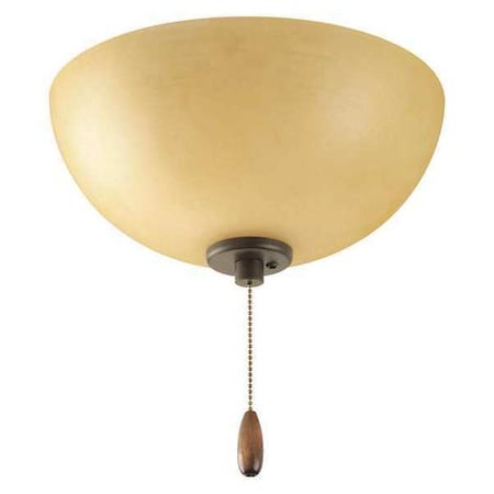 Progress Lighting Bravo 3-Light Ceiling Fan Light, 40 W, Antique Bronze P2650-20T