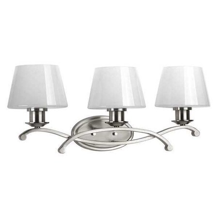 Progress Lighting Dazzle 3-Light Bath & Vanity, 100 W, Brushed Nickel P2052-09