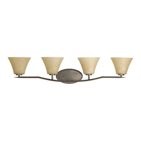 Progress Lighting Bravo 4-Light Bath Bar, 100 W, Antique Bronze P2007-20