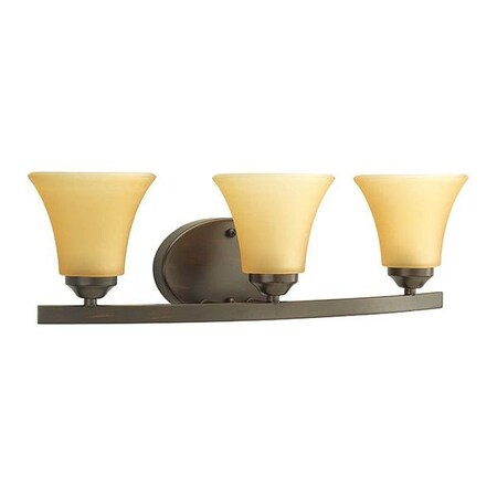 Progress Lighting Adorn 3-Light Bath & Vanity, 100 W, Antique Bronze P2010-20