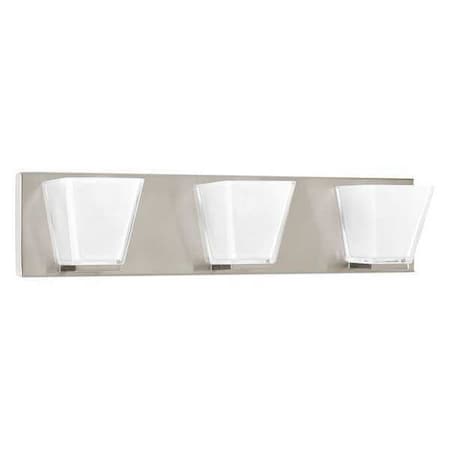 Progress Lighting Streaming 3-Light Bath & Vanity, 60 W, Brushed Nickel P2125-09