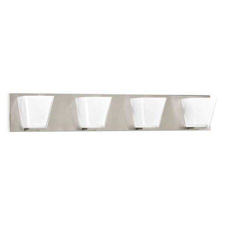Progress Lighting Streaming 4-Light Bath & Vanity, 60 W, Brushed Nickel P2126-09